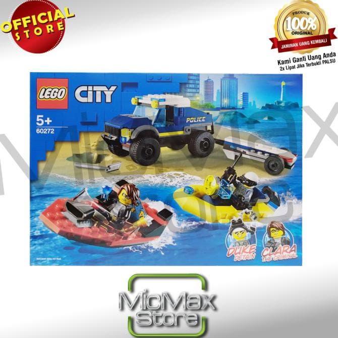 Jual Lego City 60272 Elite Police Boat Transport Pparadise17