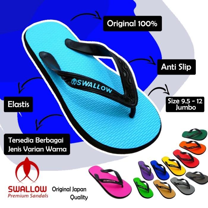 Gambar Sandal Jepit Swallow Premium Modern GR Multi Color Original Jumbo Size - 9.5 dari Lapak Barakka undefined Tokopedia