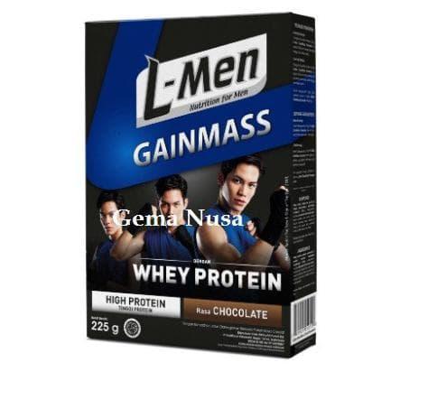 Gambar Susu High Protein | L-Men Gain Mass Whey Protein Chocolate 225 dari QuLMart undefined Tokopedia