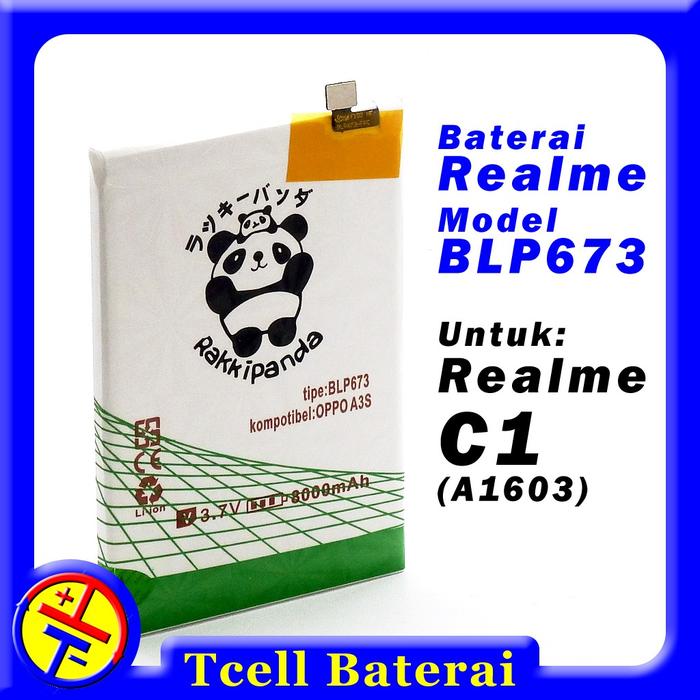 Gambar Baterai Realme C1 A1603 BLP673 Rakkipanda Oppo BLP-673 dari destinycase undefined Tokopedia