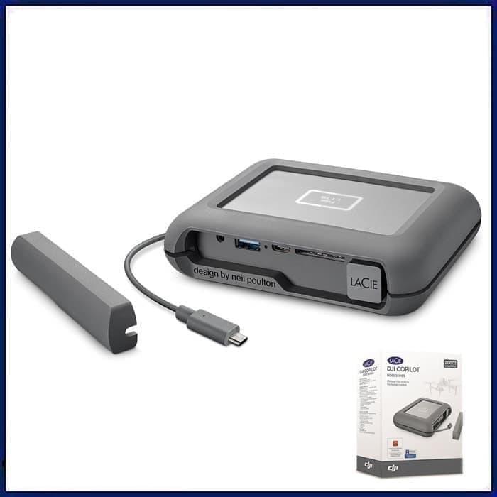 新品未開封 LACIE DJI COPILOT 食いつい 2TB HDD 2000GB