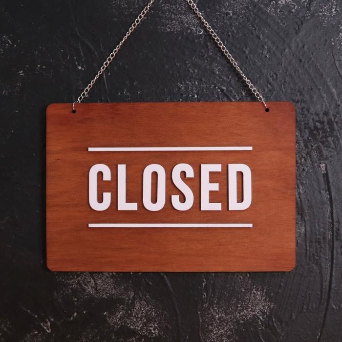 Jual Open Closed | Sign Board Timbul Kayu | Rectangle Di Seller Ayato ...
