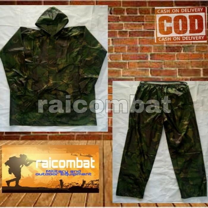 Gambar JAS HUJAN LORENG MALVINAS / RAINCOAT LORENG - Loreng dari Raicombat undefined Tokopedia