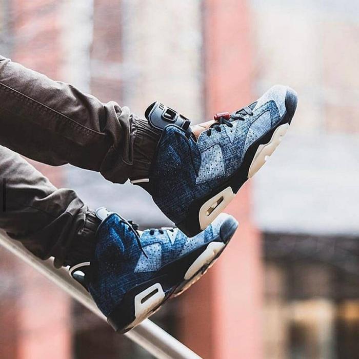 washed denim 6s