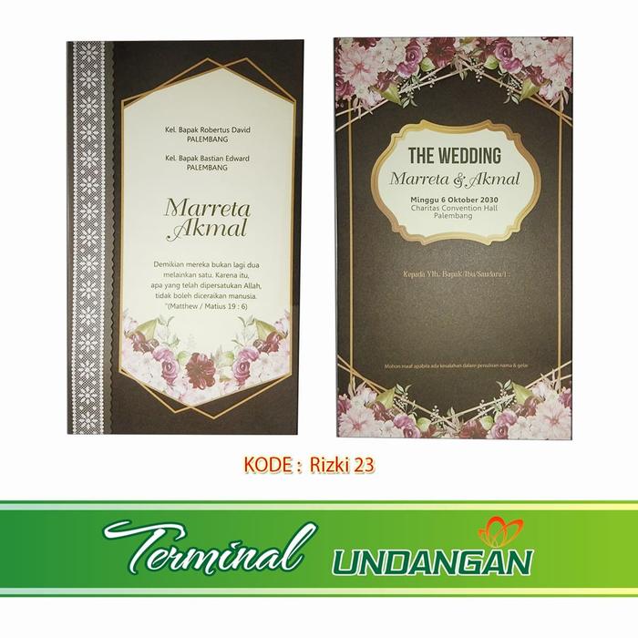 Jual Kertas Blangko Undangan Rizki 23 Murah Kota Salatiga Terminal Undangan Tokopedia