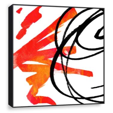 Gambar Lukisan Abstrak Wall Art Decor - Let it Pass - 31X31 dari Qubic Art undefined Tokopedia
