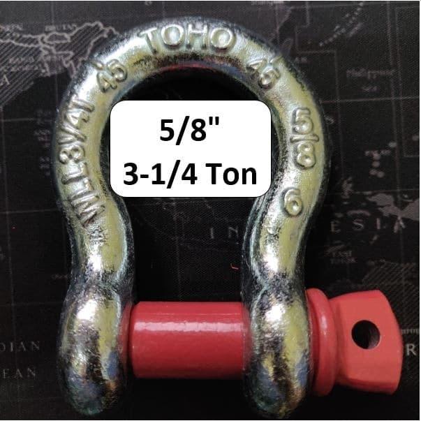 Jual G209 Screw pin Bow Shackle / Segel Omega 5/8