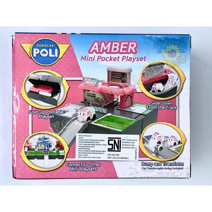 Robocar poli mini pocket hot sale playset