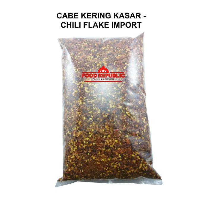 Gambar CABE KASAR KERING 1 KG - DRY CHILI FLAKE - CHILLI IMPORT HALAL dari FOOD REPUBLIC SERPONG undefined Tokopedia
