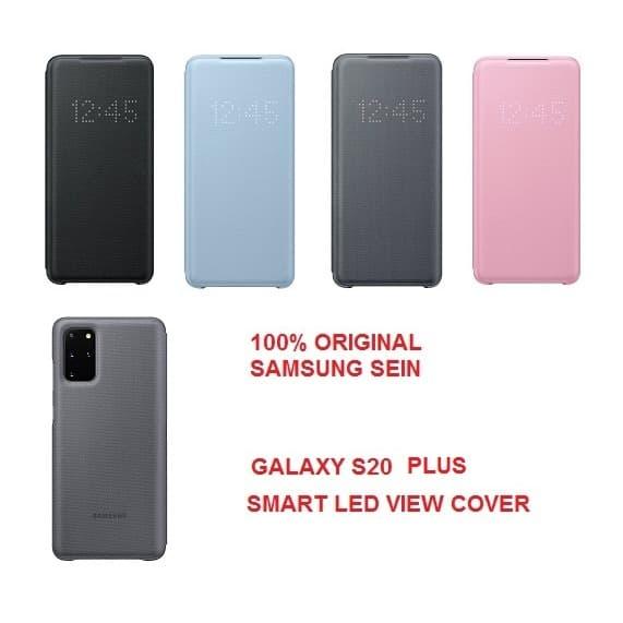 Gambar SAMSUNG Smart LED View Cover Galaxy S20+ S20 Plus Original 100% - Hitam dari Distributor Product Ori undefined Tokopedia
