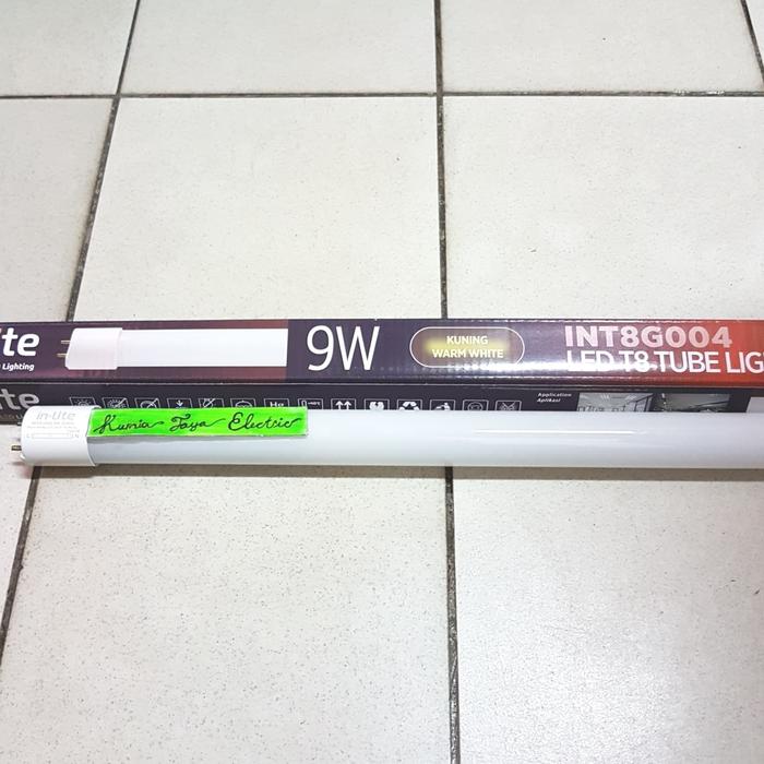 Gambar Lampu TL LED Tube Light INLITE T8 9W Warm White / Kuning 60CM Frosted dari Kurnia Jaya Electric undefined Tokopedia
