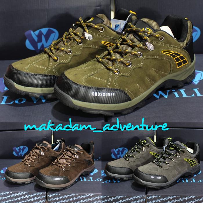 Gambar sepatu gunung hiking trail running sepeda willow crossover dari Makadam Adventure undefined Tokopedia