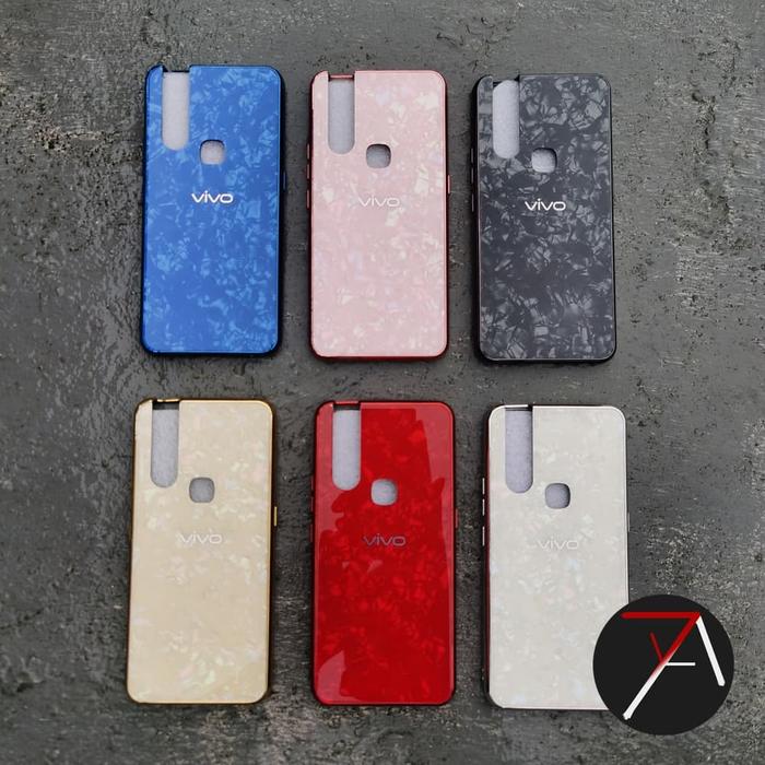 Gambar Vivo V15 Shiny Shell Shining Chrome Diamond Glass Hard Case Cover - Merah, Vivo V15 dari 17 Agustus Case undefined Tokopedia