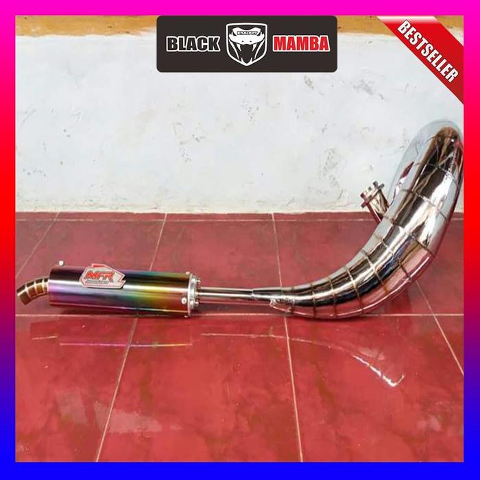 Jual Knalpot RX King Lobster Udang Crom Cacing Silincer Pelangi Rainbow Kab. Purbalingga