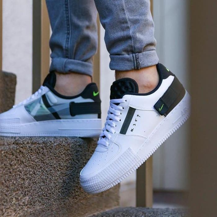 Jual Nike Air Force 1 N35T White Black Sneakers For Man Premium Original -  Jakarta Selatan - Aiko77shoes | Tokopedia