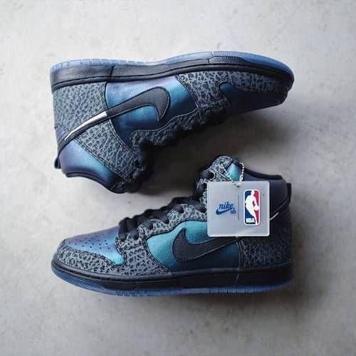 sb dunk high black