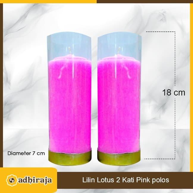 Gambar Lilin Pilar Pink ( Merah Muda ) 2 Kati dari Toko Adhiraja undefined Tokopedia
