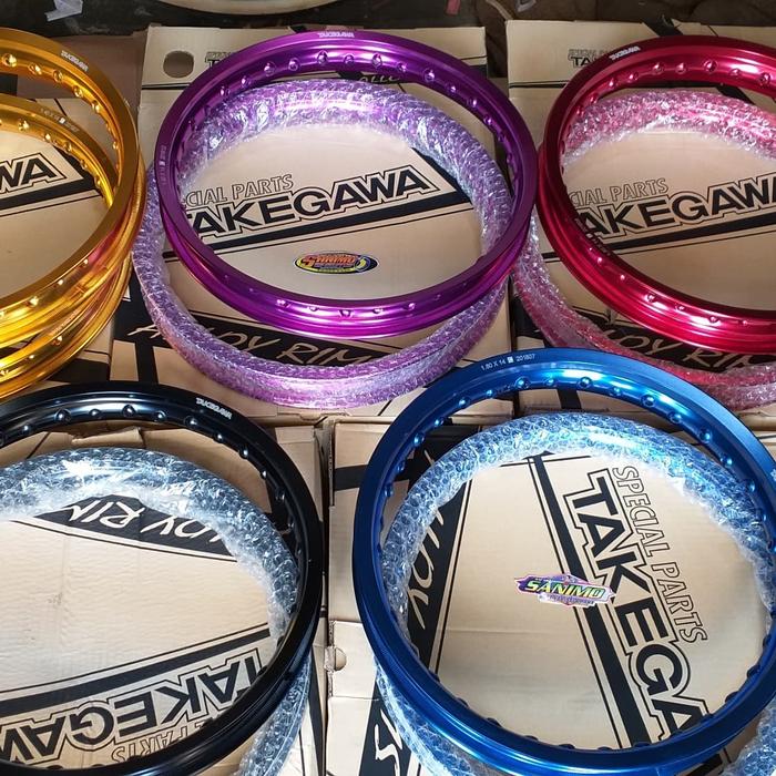 Gambar Velg Takegawa 1 Set 140/160 ring 14 (2 pcs) dari Sulaiman motor undefined Tokopedia