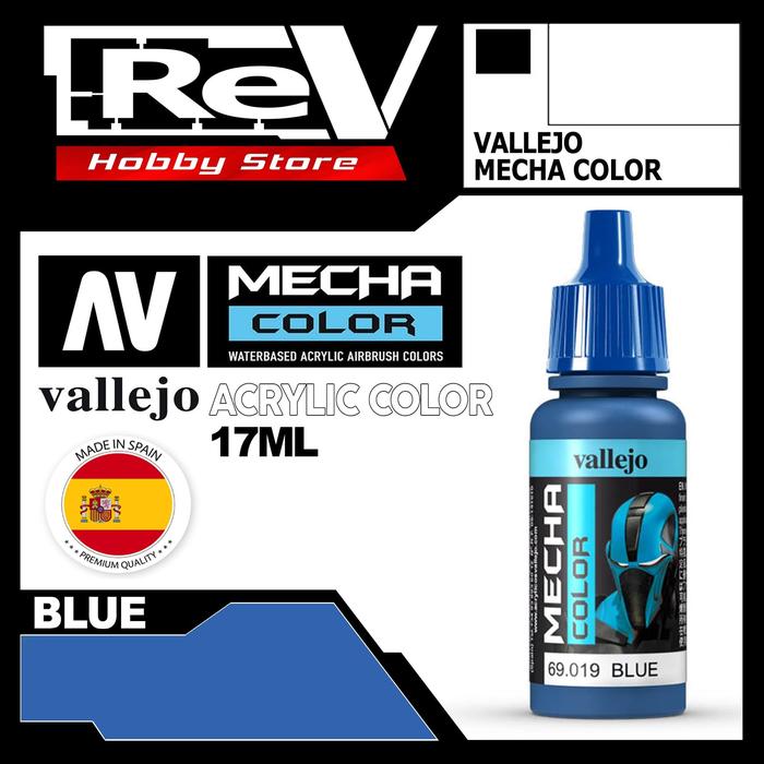 Gambar VALLEJO BLUE MECHA COLOR CAT MODEL KIT AIRBRUSH KUAS GUNDAM dari RevHobby Store undefined Tokopedia