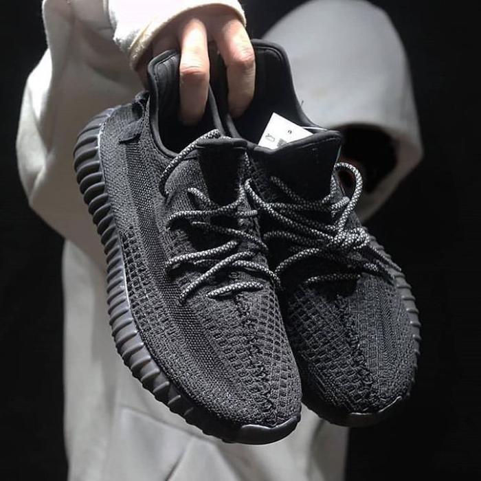 reflective yeezy slippers