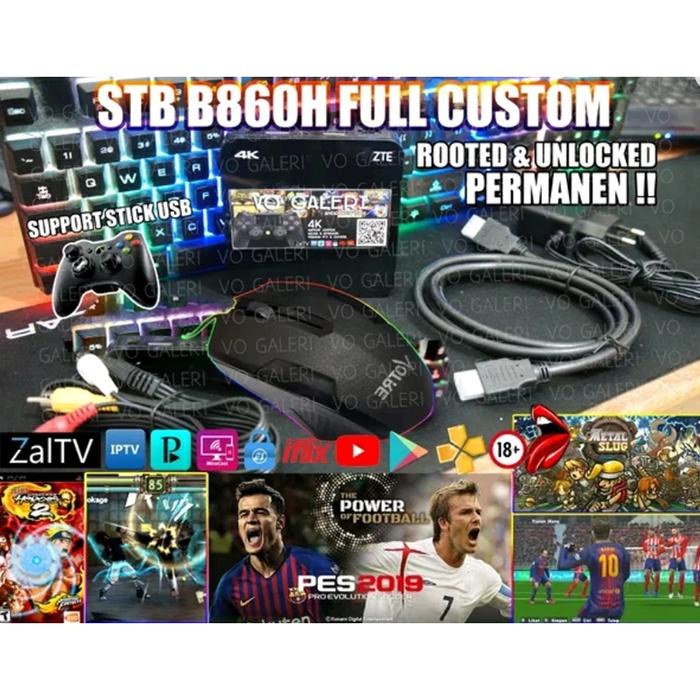 Gambar STB Android TV Box -ZTE B860H 4K Root -Full Channel & Movie & Aplikasi dari ayestores undefined Tokopedia