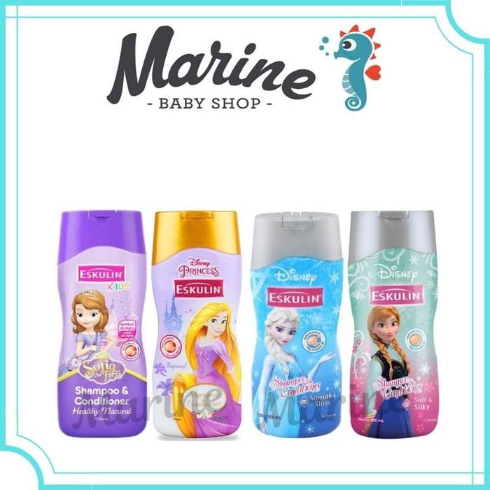 Gambar Eskulin Kids Shampoo & conditioner anak princess 200 ML - Rapunzel dari Marine Baby Shop undefined Tokopedia