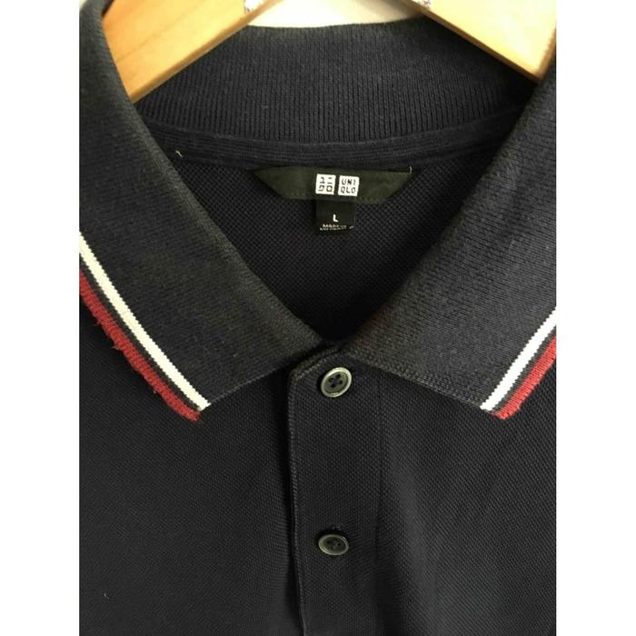 Gambar Kaos polo UNIQLO original kaos kerah kaos pria kaos poloshirt cowok dari FABIANSH0P undefined Tokopedia