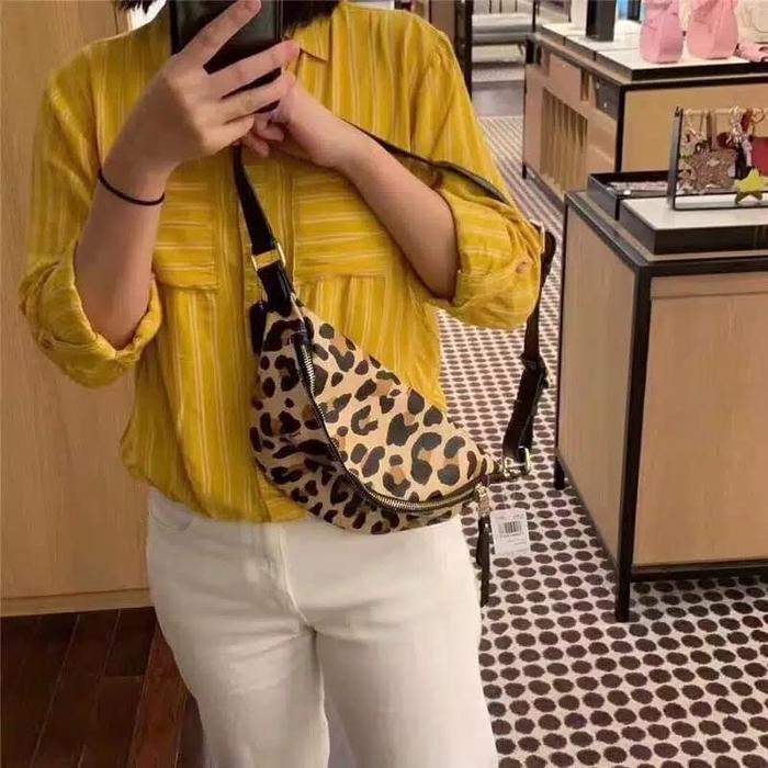 leopard belt bag