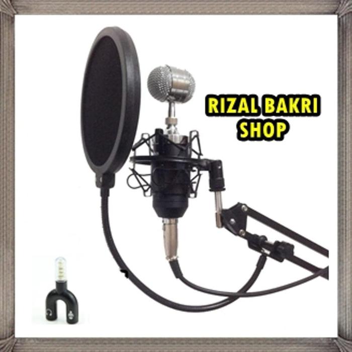 Jual Paket Mic Mik Cover Lagu Microphone Mikrofon Condenser Bm8000 Cuman Jakarta Selatan Ardeliaa Id Tokopedia
