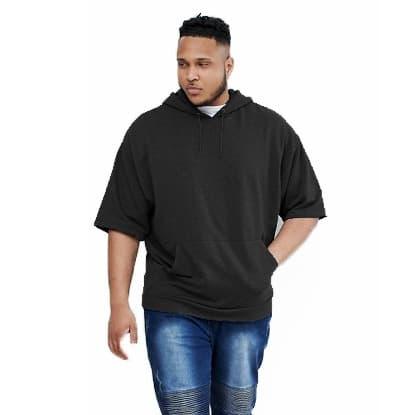 4xl short clearance sleeve hoodie