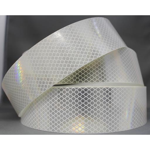 Gambar Sticker Reflective Reflektif Reflector Tape Standar Dishub - Uji KIR - Putih dari VARIASI MOBIL KITA_NEW undefined Tokopedia