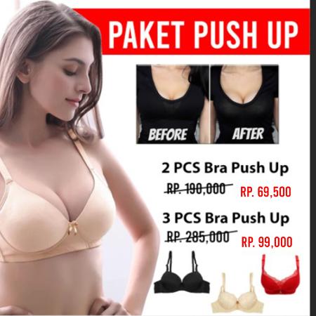 Gambar 2pc TALLY Paket Bra Push Up Pengangkat Payudara Mix Varian - 34 dari Tally Online Store undefined Tokopedia