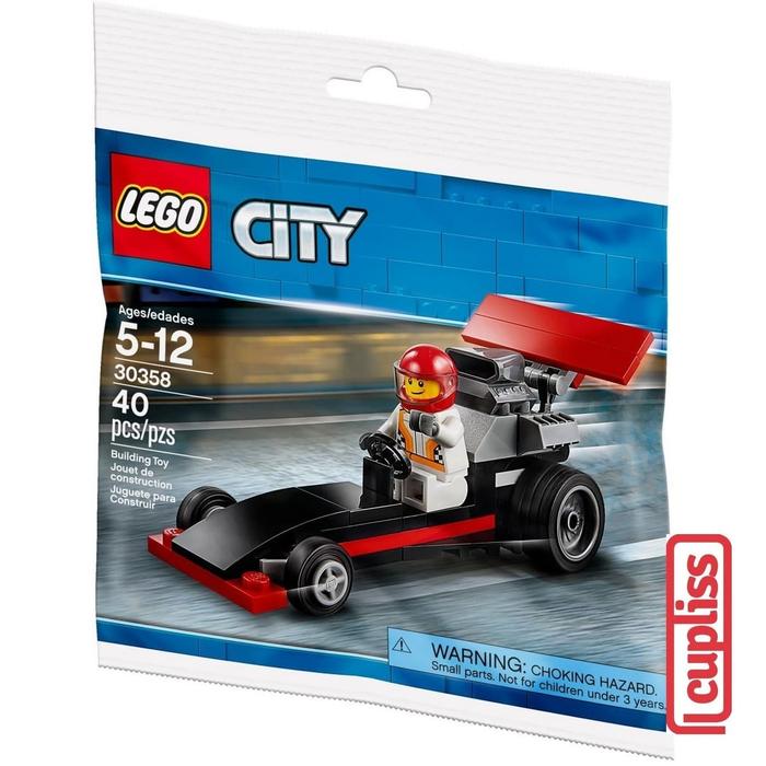 Gambar LEGO Polybag 30358 City Dragster dari Cupliss undefined Tokopedia