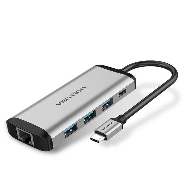 Gambar Vention Adapter USB 3.2 Type C to RJ45 LAN - TGD dari XLink Jakarta undefined Tokopedia