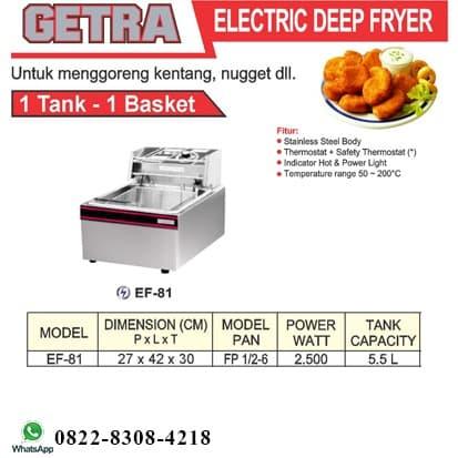 Gambar GETRA ELECTRIC DEEP FRYER EF-81 dari BINTANG MESIN' undefined Tokopedia