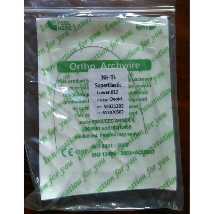 Gambar Niti IMD Ovoid original/ Kawat Behel 0.12 Lower/Upper - Lowwer 0.12 dari Apsgo Shop undefined Tokopedia