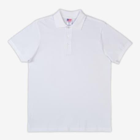 Polo shirt cheap putih