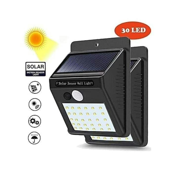 Gambar Lampu Dinding 30 LED - Solar Sensor Wall Light dari Puserba undefined Tokopedia