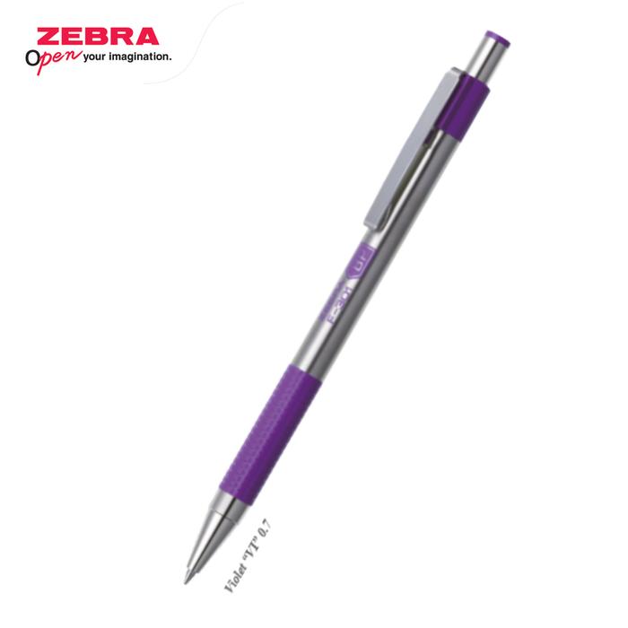 Gambar ZEBRA F-301 0.7 - Pulpen Oil Based Ink - Ungu dari Zebra Indonesia undefined Tokopedia