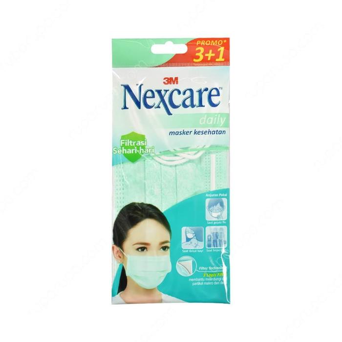 Gambar Masker Nexcare 3M Daily 4Pcs dari Apotekmandjurofficial undefined Tokopedia