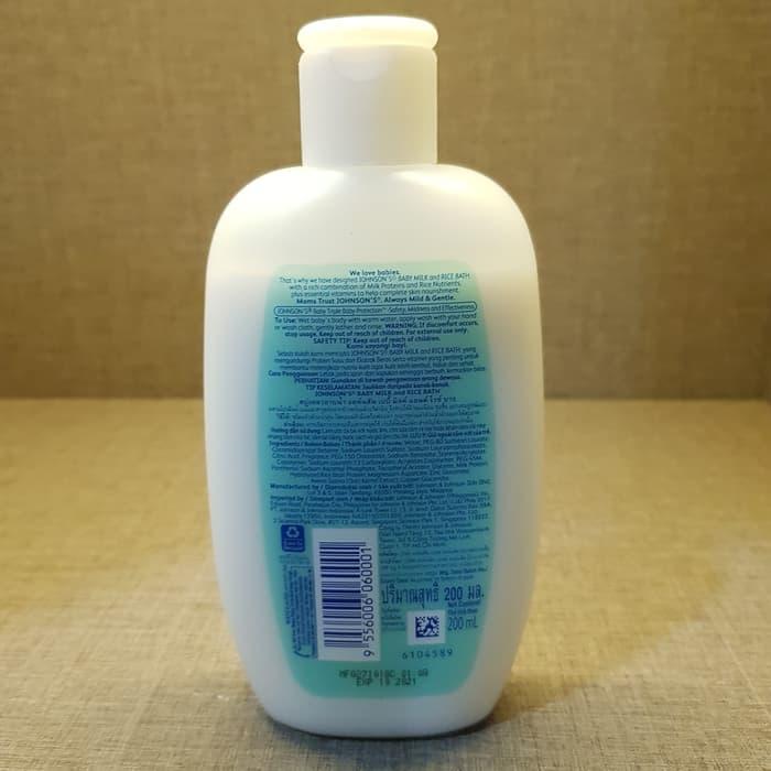 Jual Johnsons Baby Bath Milk Rice 200 Ml Kota Administrasi