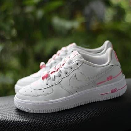 gray and pink air forces
