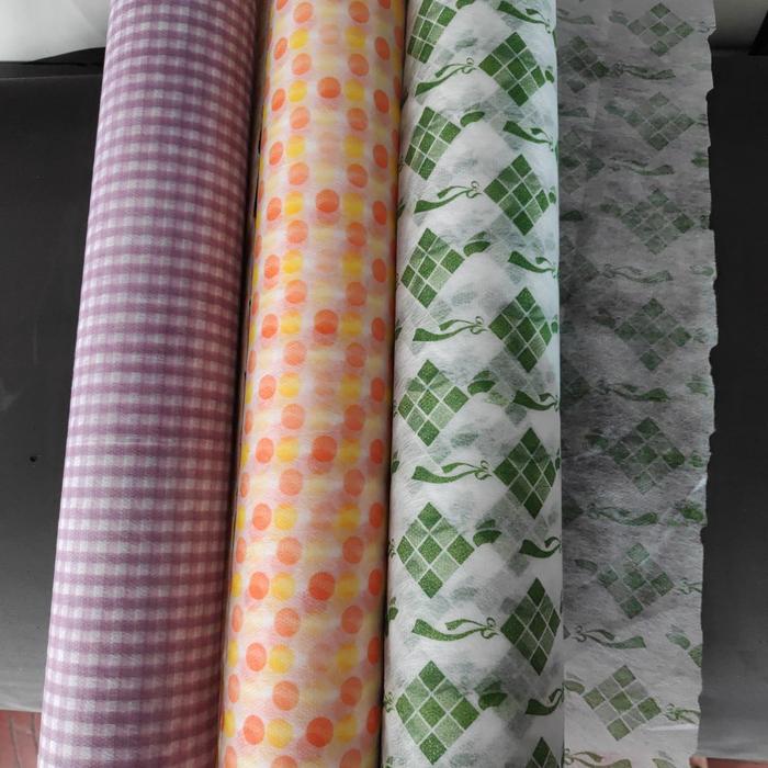 Jual Kain Tissue Tisu Hand Buket Bunga Motif Jual Per Meter Kota Bandung Kenzoe Shop Tokopedia