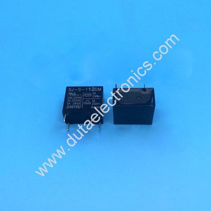 OTOTEC 2 Stück SJ-S-112DM 4-Pin Relais - 5A 250VAC Für Elektronik & Haushaltsgeräte