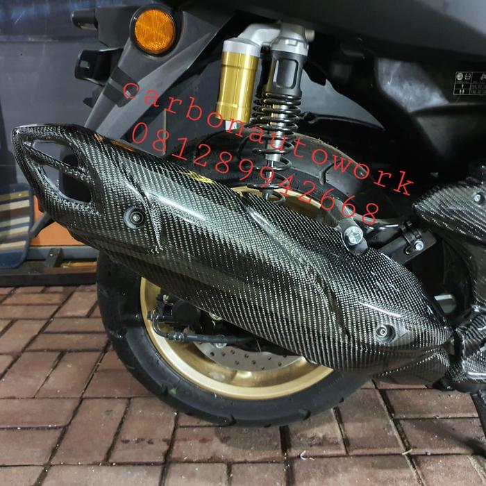 Jual Yamaha Nmax 2020 Cover Knalpot Carbon Kevlar Asli Hitam Kota Tangerang Carbon Autowork Tokopedia