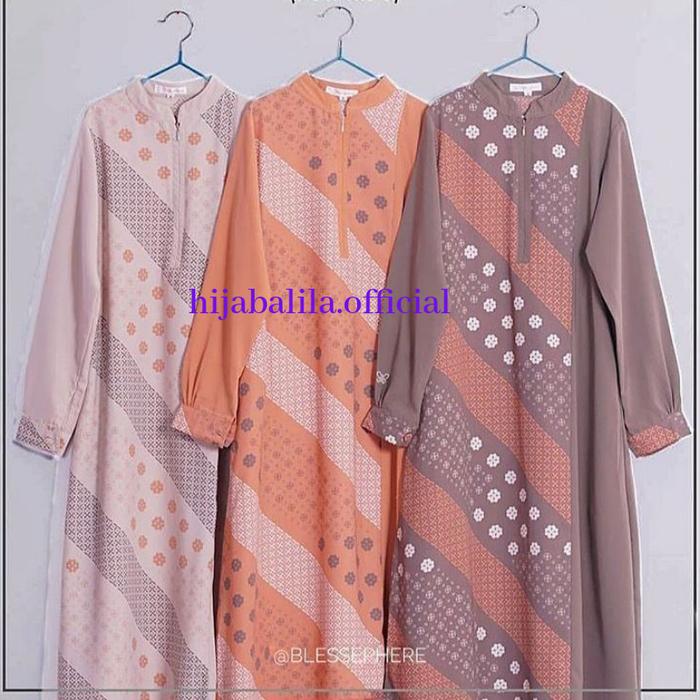 Gambar Gamis Batik dari Hijabalila_official undefined Tokopedia
