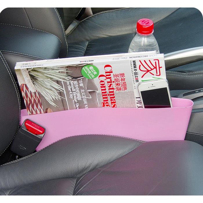 Gambar Rak Sudut Selipan Mobil Samping Jok / Car Seat Gap Storage Organizer - Merah Muda dari PakGrosir undefined Tokopedia