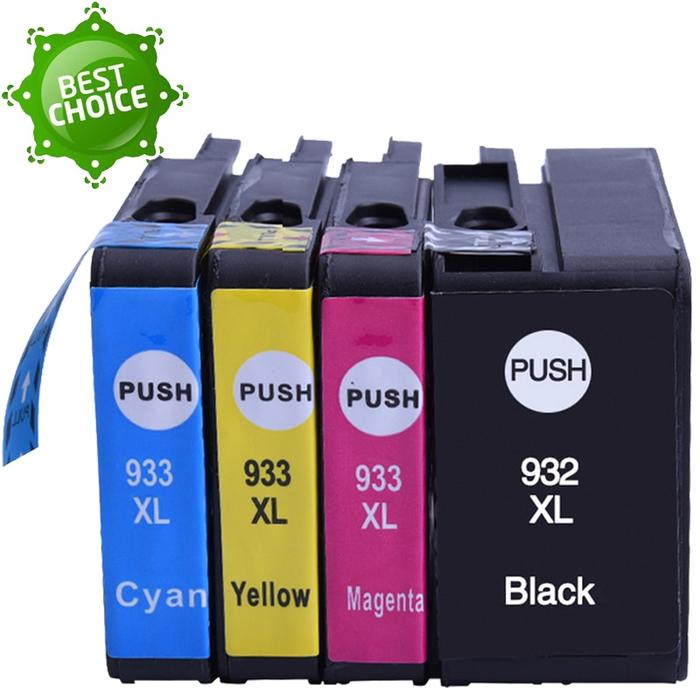 4PK Refillable Ink Cartridge for HP 932 933 Officejet Pro 6100 6700 4PK Refillable Ink Cartridge for HP 932 933 Officejet Pro 6100 6700