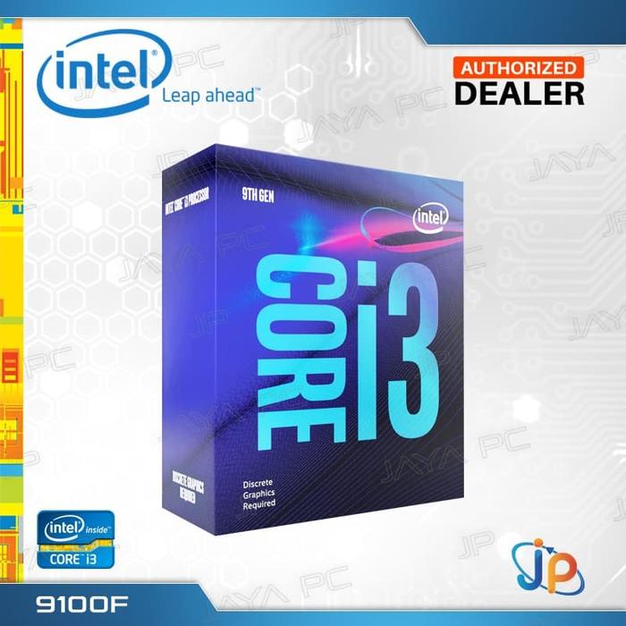 Gambar Processor Intel Core I3 9100F Box Coffee Lake Socket LGA 1151 dari Jaya PC undefined Tokopedia