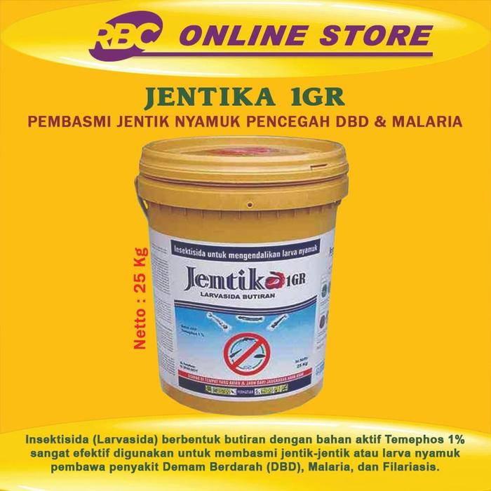 Gambar JENTIKA 1GR Pembasmi Jentik Nyamuk Pembawa Penyakit DBD dan Malaria dari Berkat mandiri sejahtera_NEW undefined Tokopedia